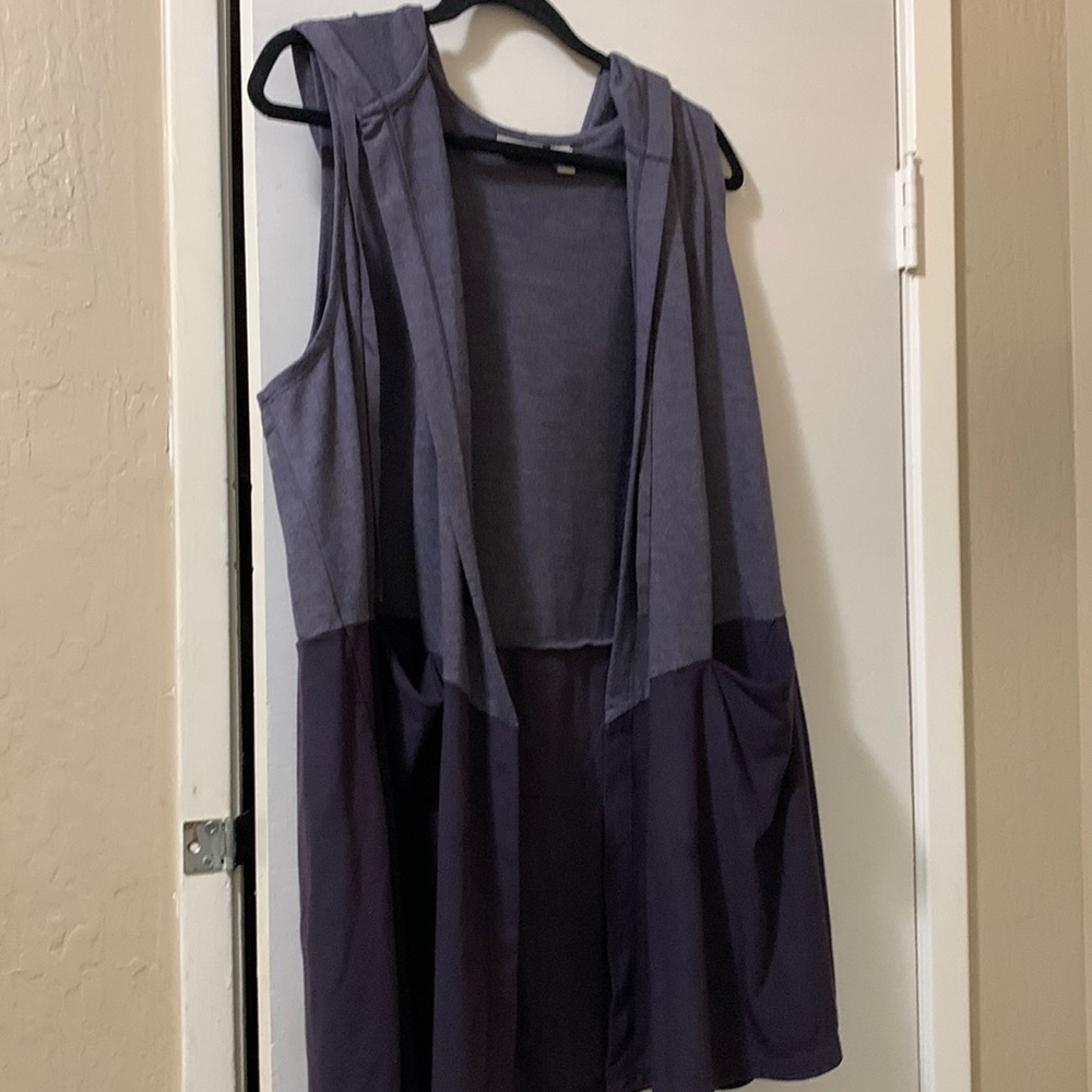 Logo lounge 1x grey cardigan vest super soft